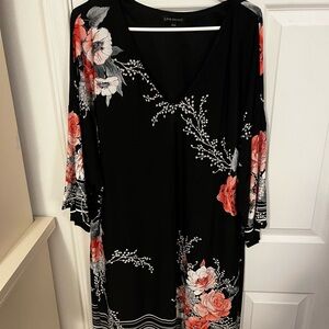 Lane Bryant v-neck straight dress.